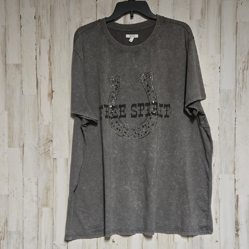 Maurices Gray Crew Neck Tee - Picture 2 of 5